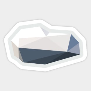 Low Poly Cloud Sticker